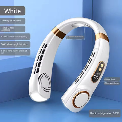 AuraBreeze™ — Hands-Free Neck Fan